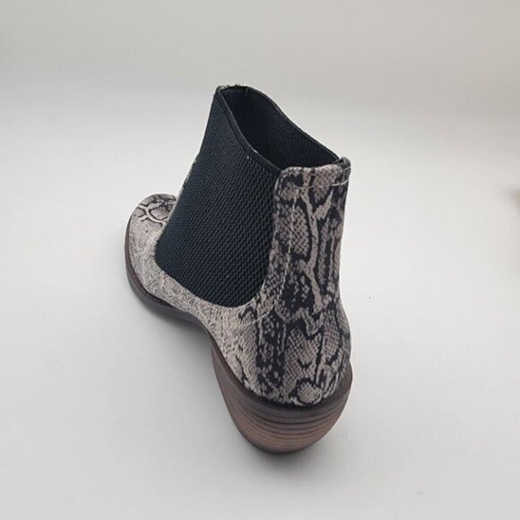 Boutique by Corky's  slip on snake skin print booties Size 8 - Picture 5 of 6